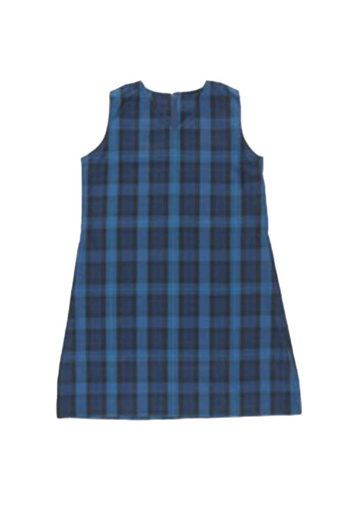 St Anne's Manurewa Tunic Blue/Black/Red Tartan Kids